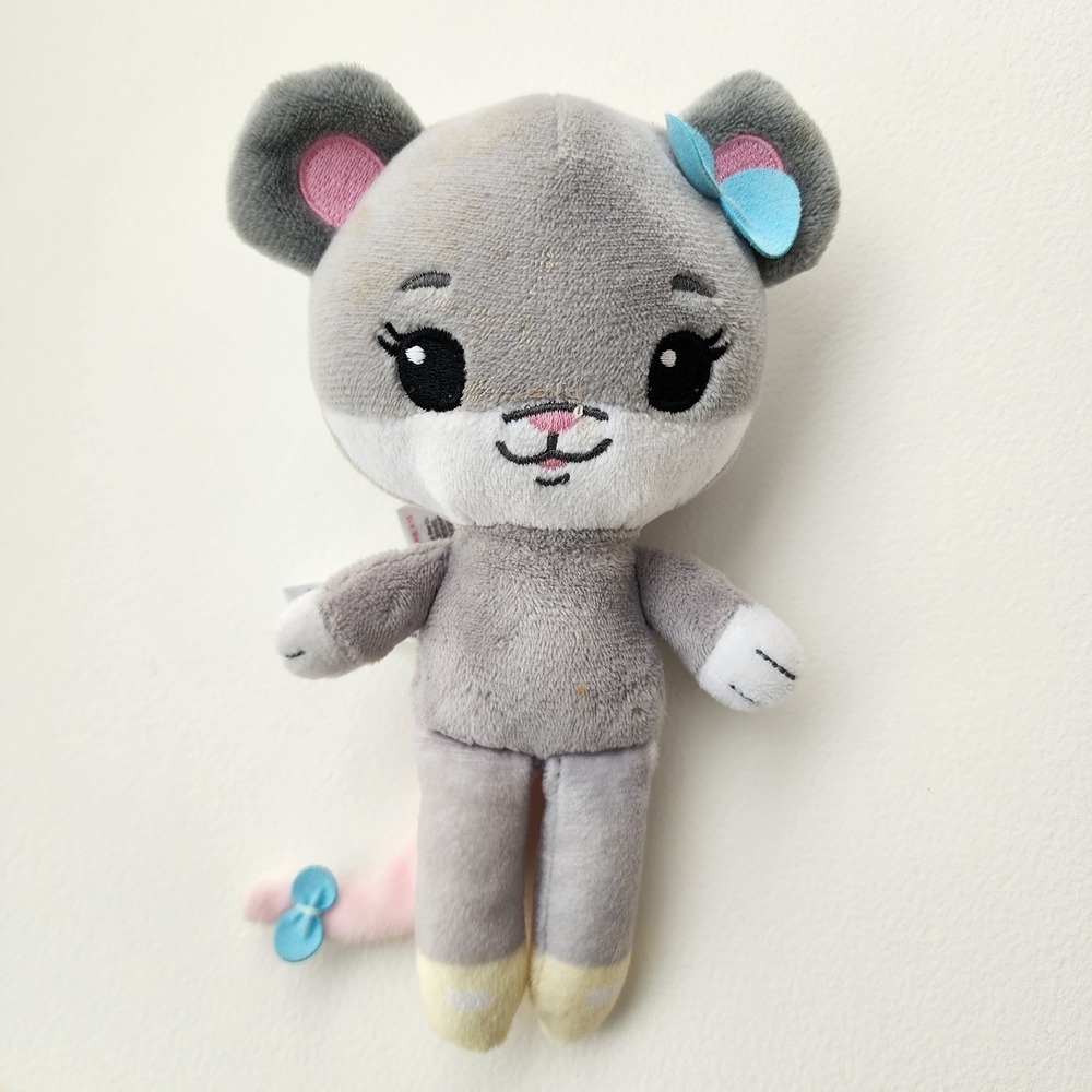 Tiny Tukkins Mouse Gray Beverly Hills 8" Plush Stuffed Animal Soft Toy‎ Stuffie